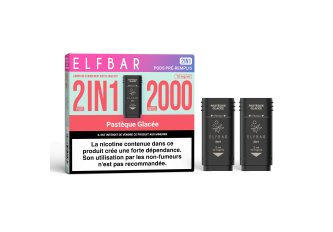 B.10 Pods x2 Elfbar 2en1 Pastèque glacée 10mg