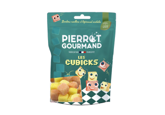 B.12 Sachets Cubicks (100g) Pierrot Gourmand