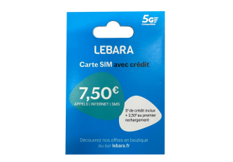 Carte SIM Lebara mobile