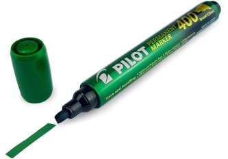 B.12 Marqueurs Permanent Vert