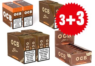 PROMO 2&1+2&1 OCB Unbleached Virgin