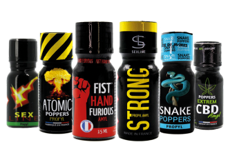 L.18 de poppers assortis