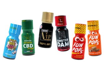 B.18 Poppers assortis Spécial été