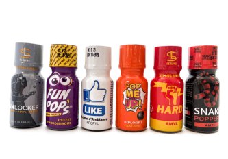 B.18 Poppers assortis Pop&Fun 15ml