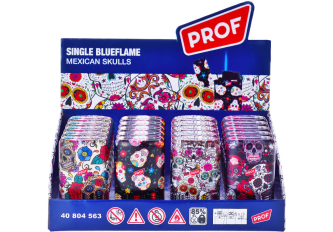 B.20 Briquets Jetflame Mexican Skulls
