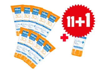PROMO : 11 + 1 Crème solaire Mixa 75ml Indice 30