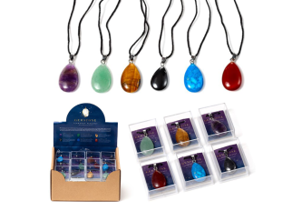 L.36 Pendentifs gemme larme