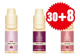 PROMO flacons PULP 30+8 offerts