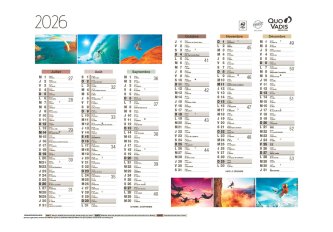 Calendriers fantaisie 27x21 Sport