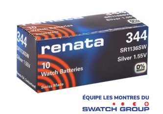 B.10 Piles bouton 344 Renata