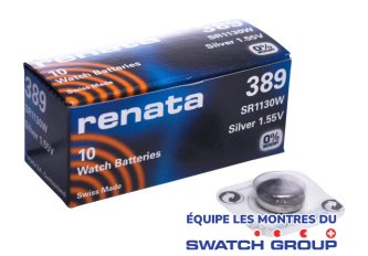 B.10 Piles Renata bouton 389