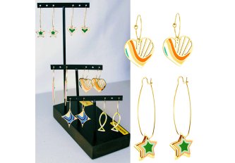 P.6 Boucles d'oreilles Créoles