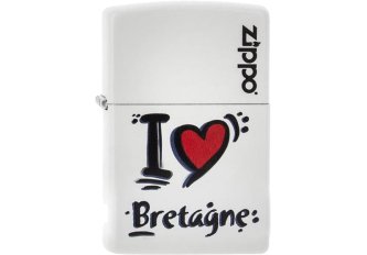 Zippo I love Bretagne