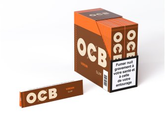 B.50 Cahiers long Slim unbleach  virgin OCB