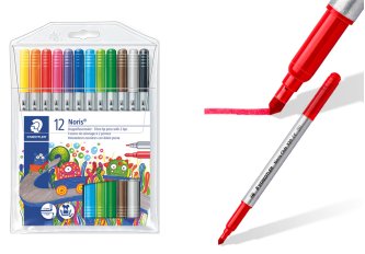 B.10 Pochettes 12 feutres de coloriage