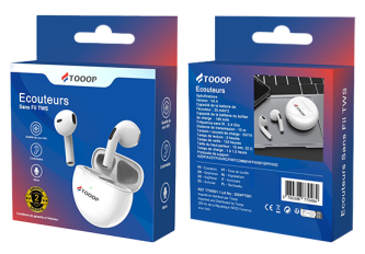 Ecouteurs bluetooth TOOP
