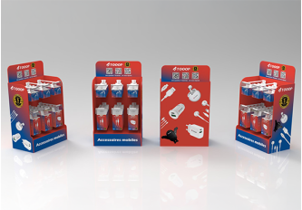 Présentoirs 6 broches 65 accessoires TOOOP