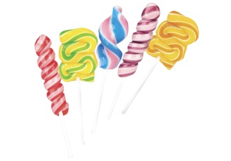 B.24 Sucettes Twisty Pop