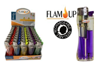 B.50 Briquets Flam'up curve grand