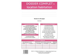 Dossier de location complet