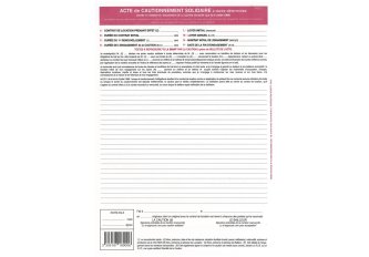 L.2 Actes de cautionnement solidaire