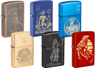 L.6 Briquets Zippo Roman Gods